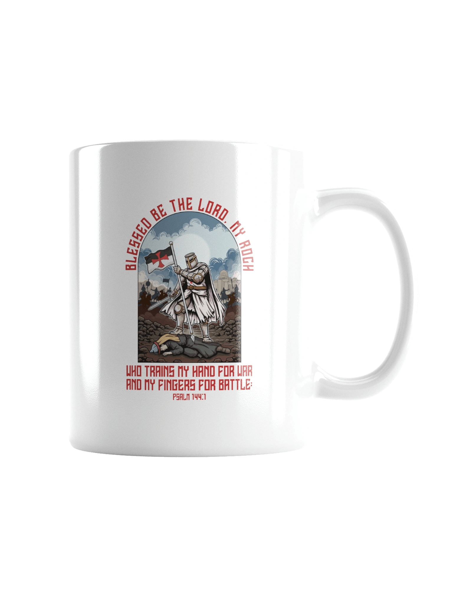 Crusader Gear - Mug (white v) product image (2)