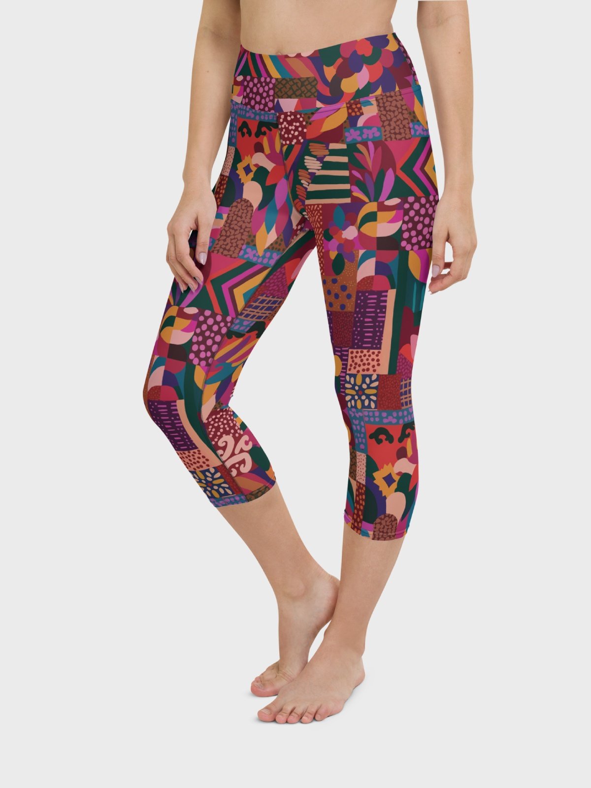 Capri Leggings "Abstract African Ethnic Pattern" Printed product image (6)