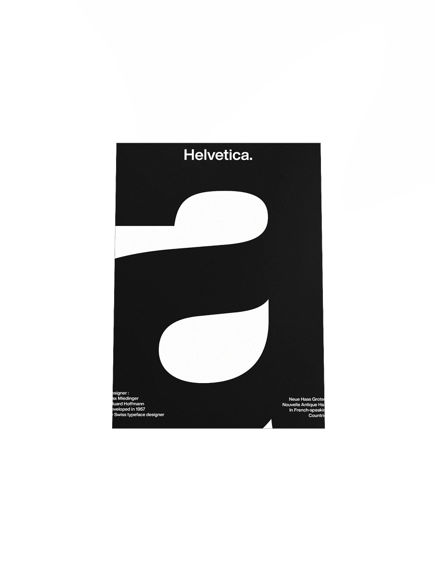 Helvetica Big A Poster product image (5)