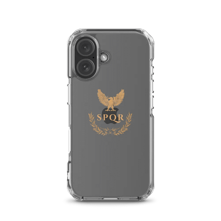 Gold - SPQR Clear iPhone Case product image (23)