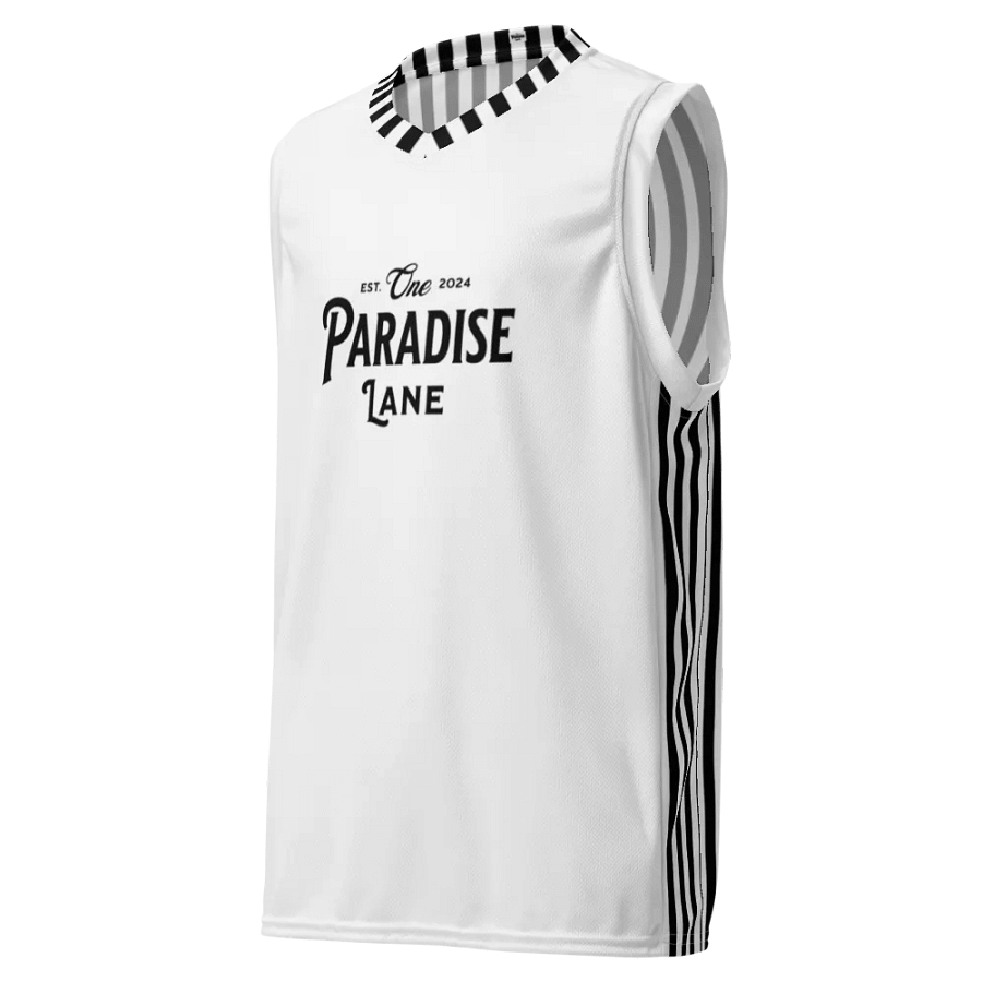 One Paradise Lane Black Stripes Basketball Jersey product image (2)