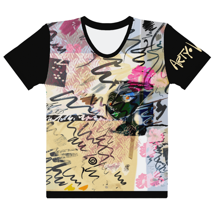 ScribbleWear #2 Women's Crew Neck Poly Tee/Boxes product image (1)
