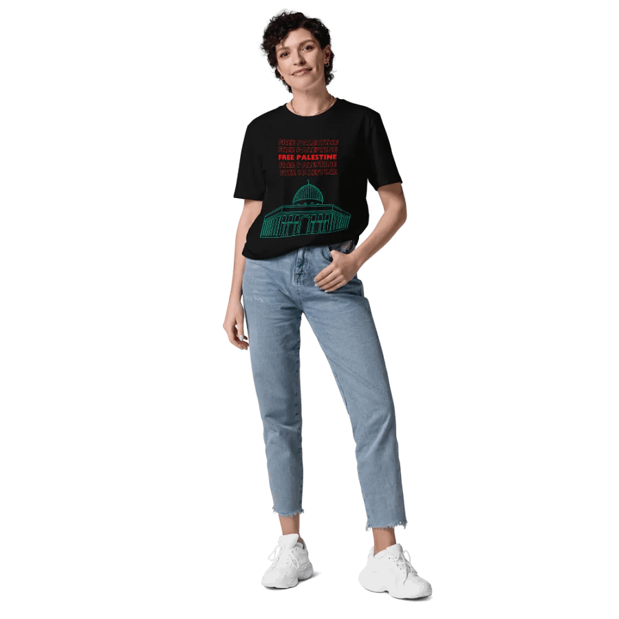 Free Palestine Al-Aqsa Mosque Organic Shirt product image (10)