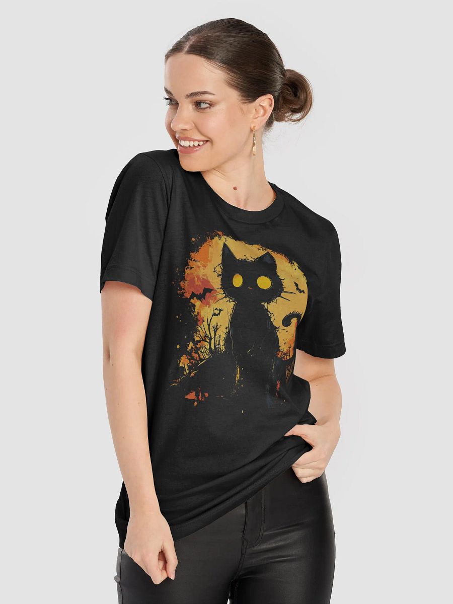 Spooky Cat! - Supersoft fitted T-shirt product image (5)