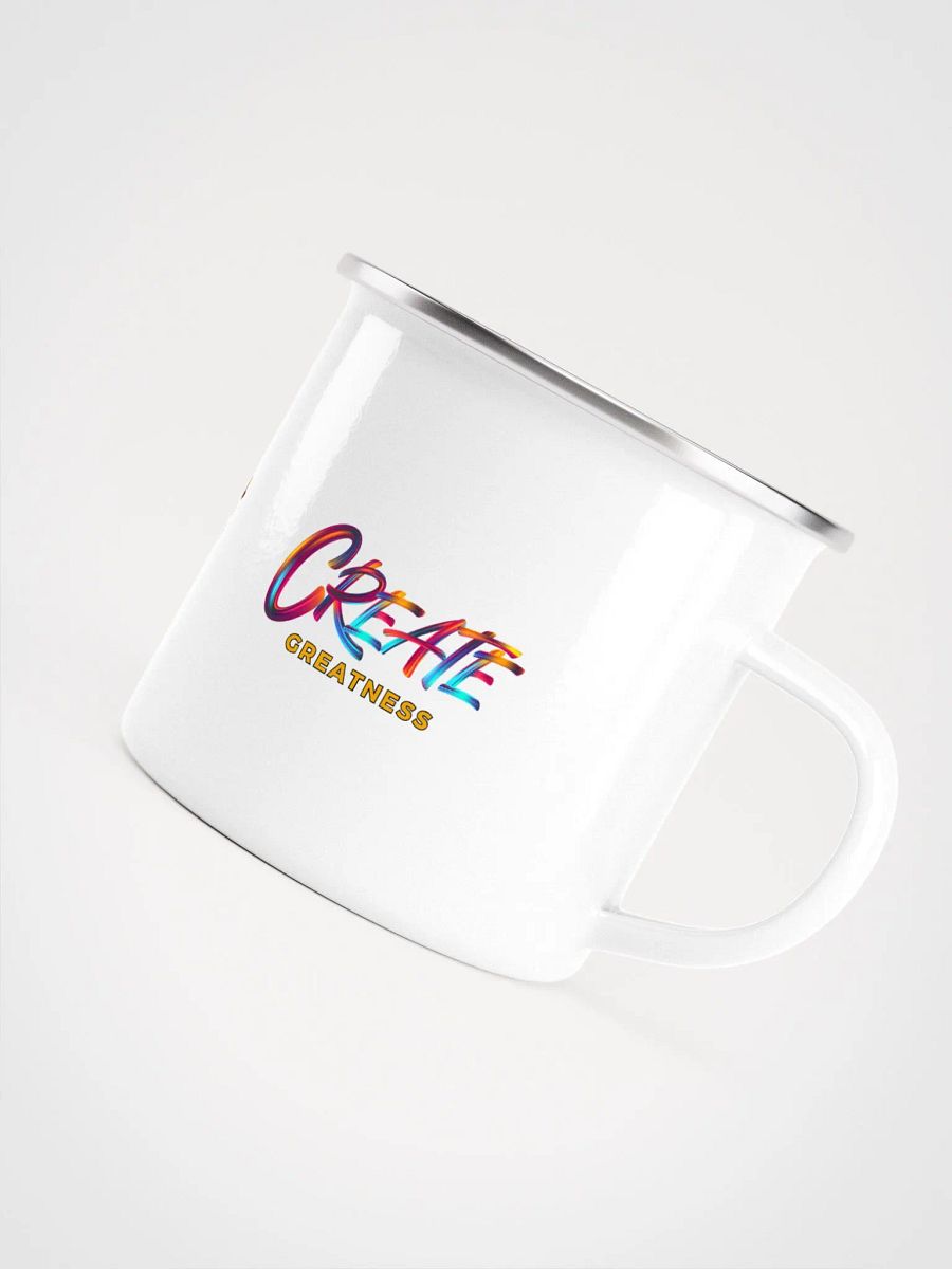 Create Greatness Vibes Enamel Mug product image (5)