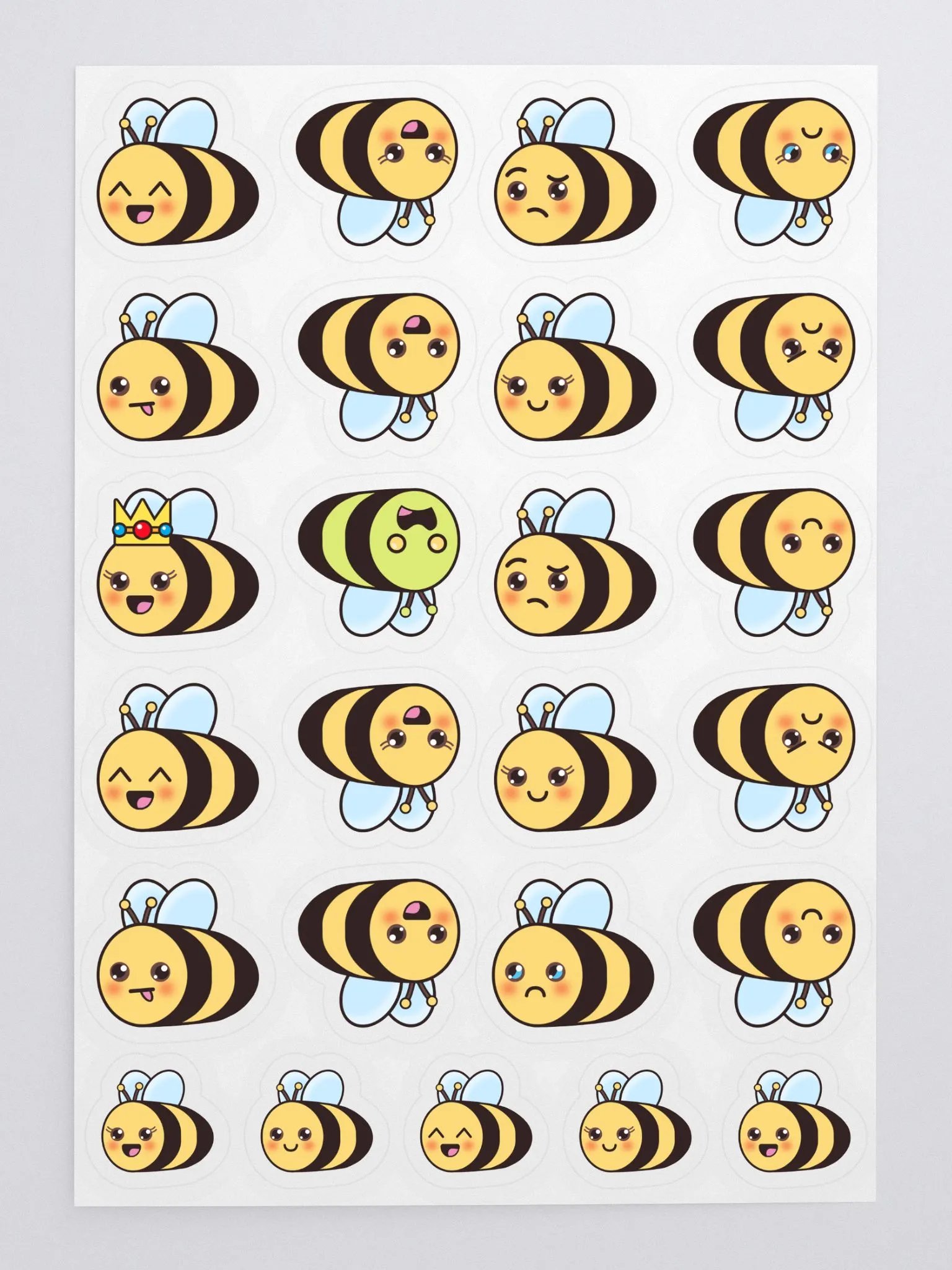 Cute Bee Stickers product image (1)
