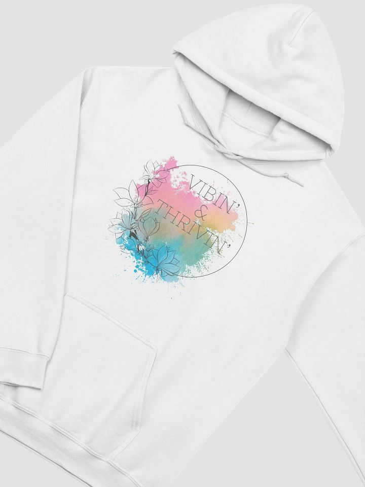 Vibin' & Thrivin' Super Soft Watercolor Hoodie product image (2)