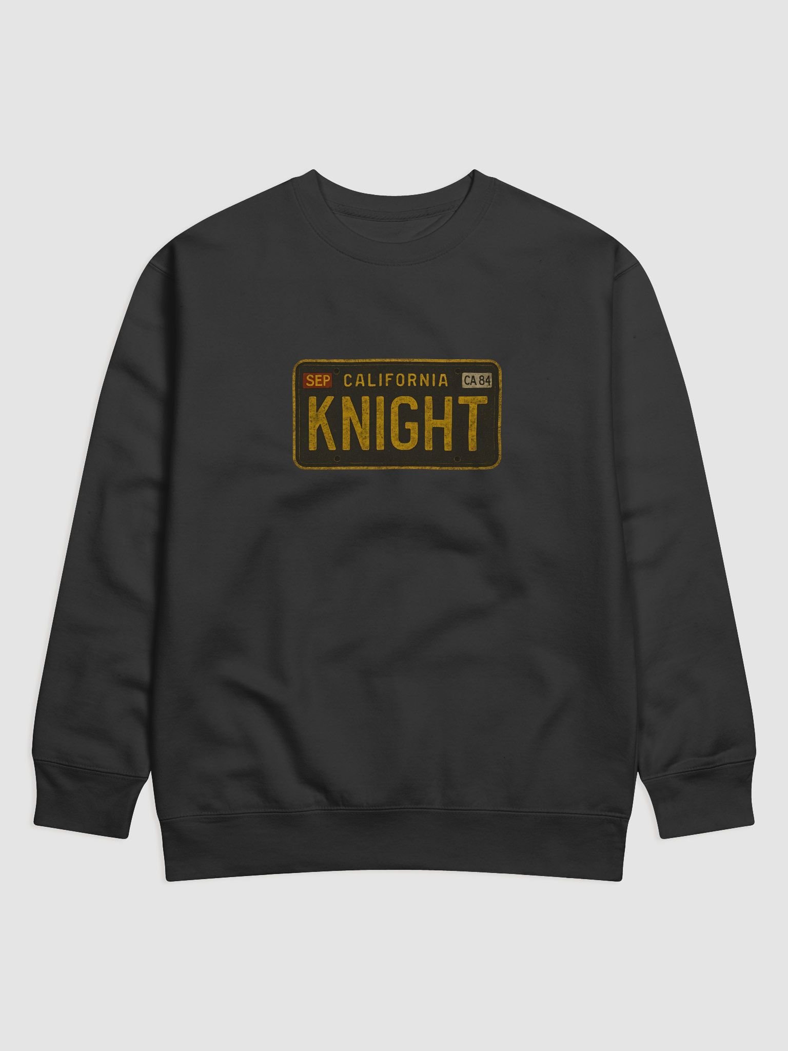 California Knight License Plate Sweatshirt product image (1)