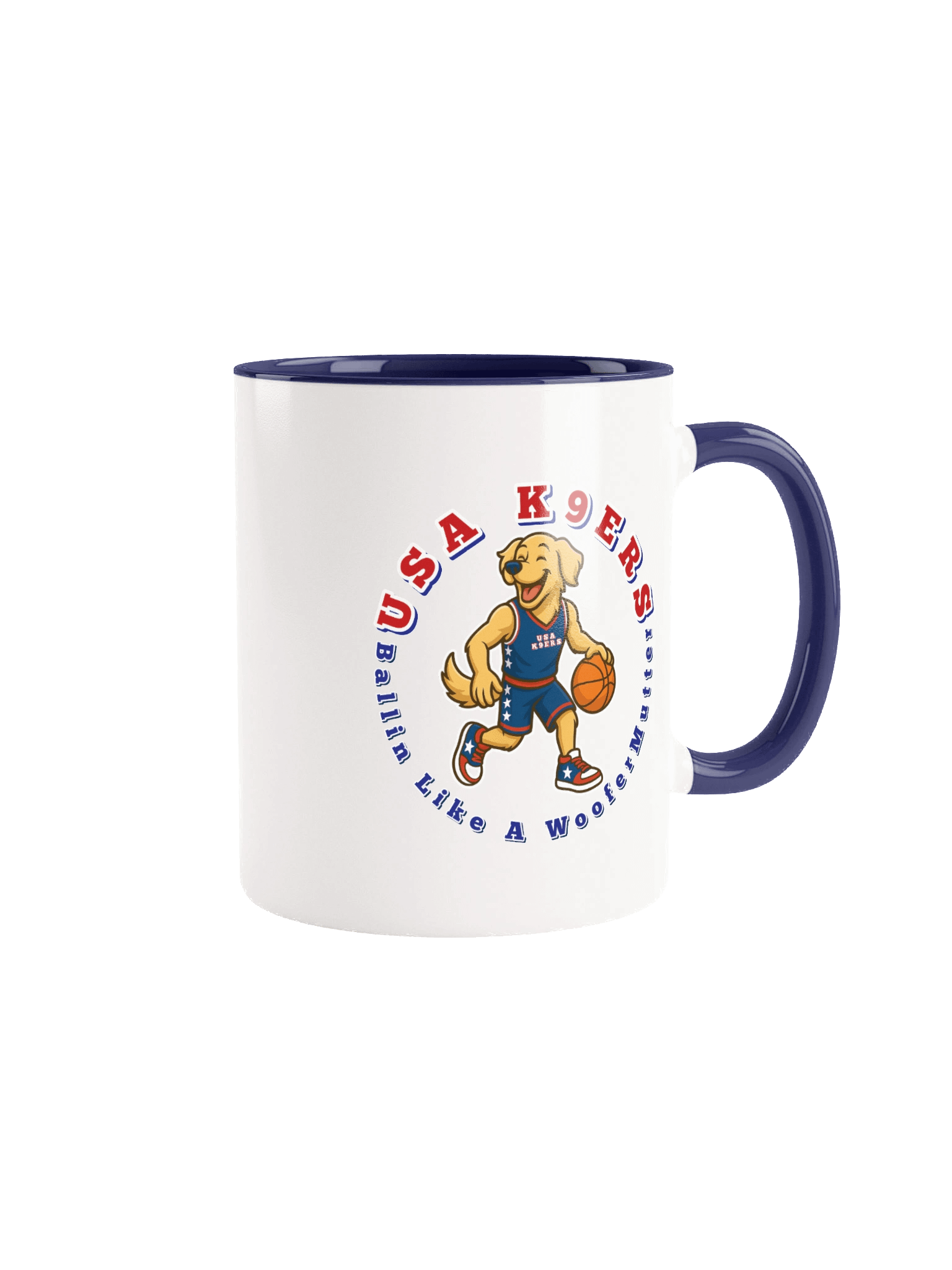 Golden Retriever USA K9ERS Basketball Mug product image (2)