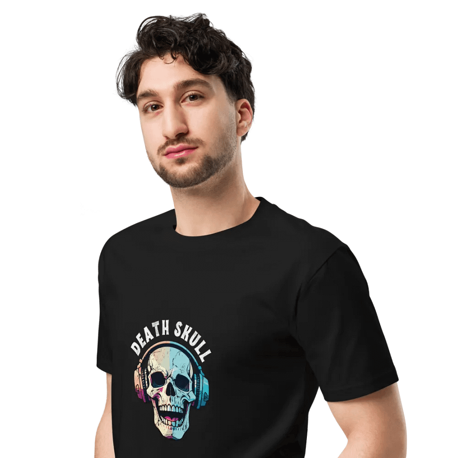 Soundwave Skull Unisex Tee product image (4)