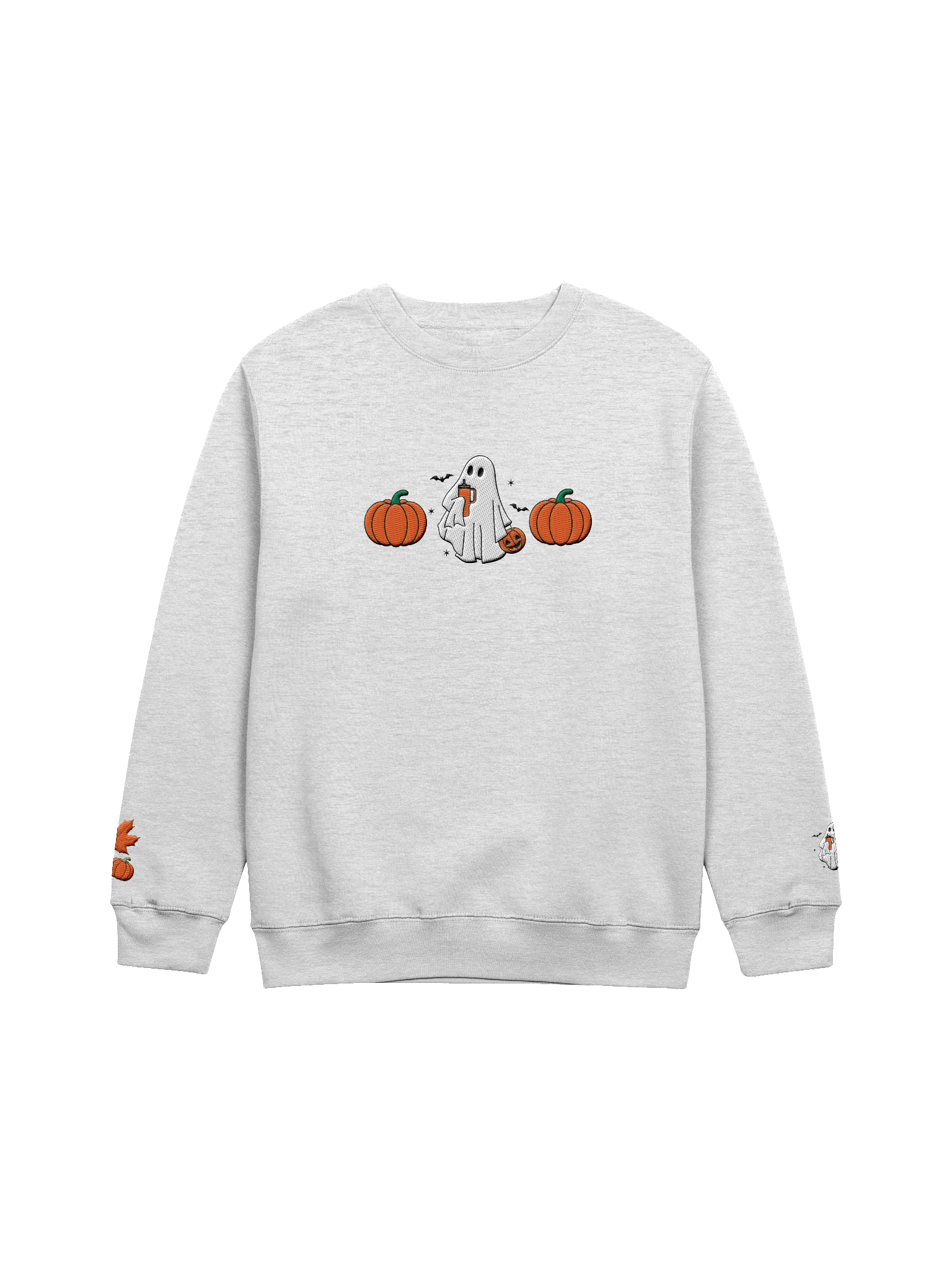 Autumn Fall coziest spooky Embroidered Sweatshirt🍁👻 product image (1)