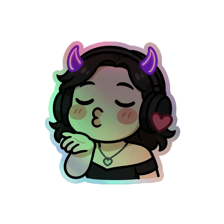 Kitty Kiss Sticker product image (2)