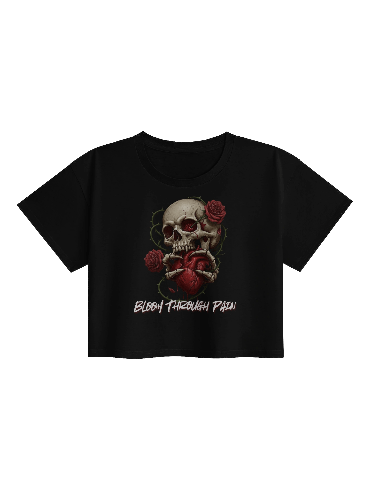 Memento Mori Crop Top product image (2)
