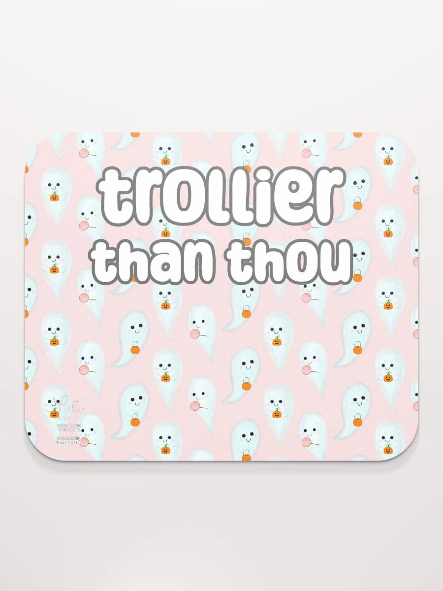 Trollier Than Thou Medium Mouse Mat - cute ghosts product image (2)