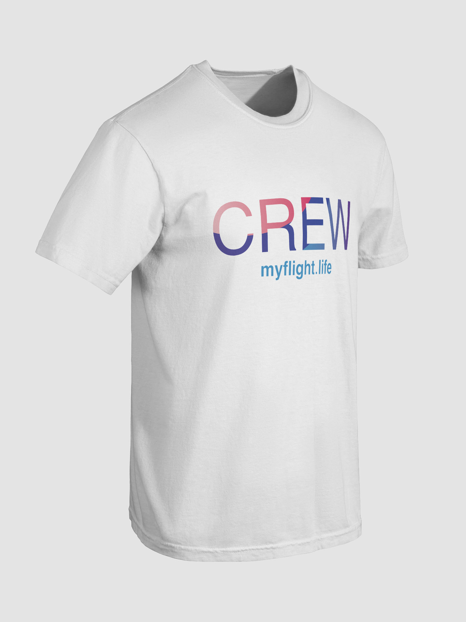 MYFLIGHT.LIFE CREW LIGHT | T-Shirt For Cabin Crew Dreamers product image (7)