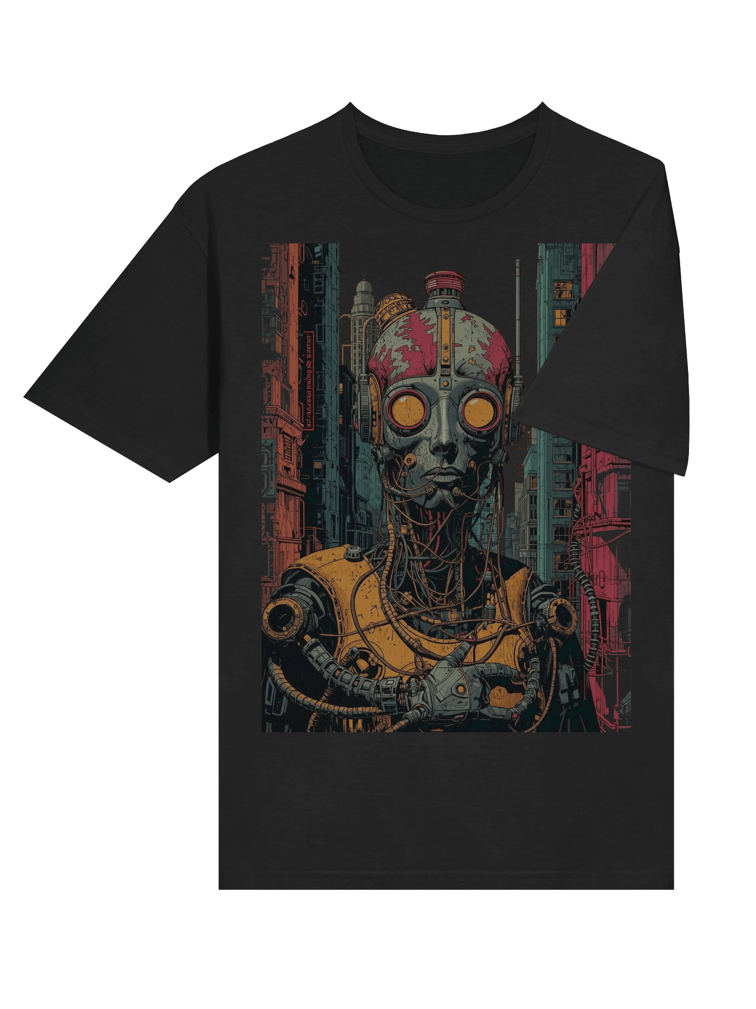 Dystopian Cyborg Punk T-Shirt product image (9)