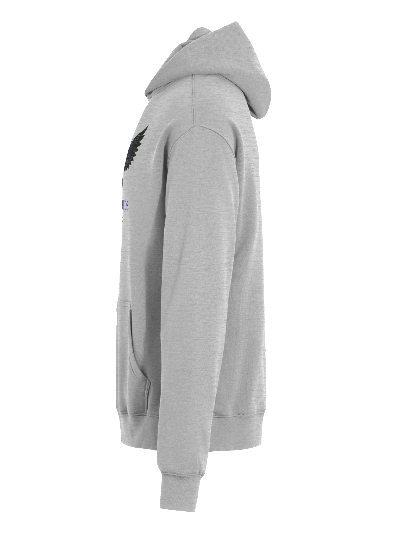 B'More Bleeds Purple Oversized Hoodie product image (14)
