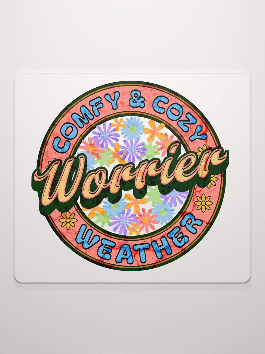 Worrier Comfy And Cozy Weather Floral Gaming Mouse Pad product image (2)