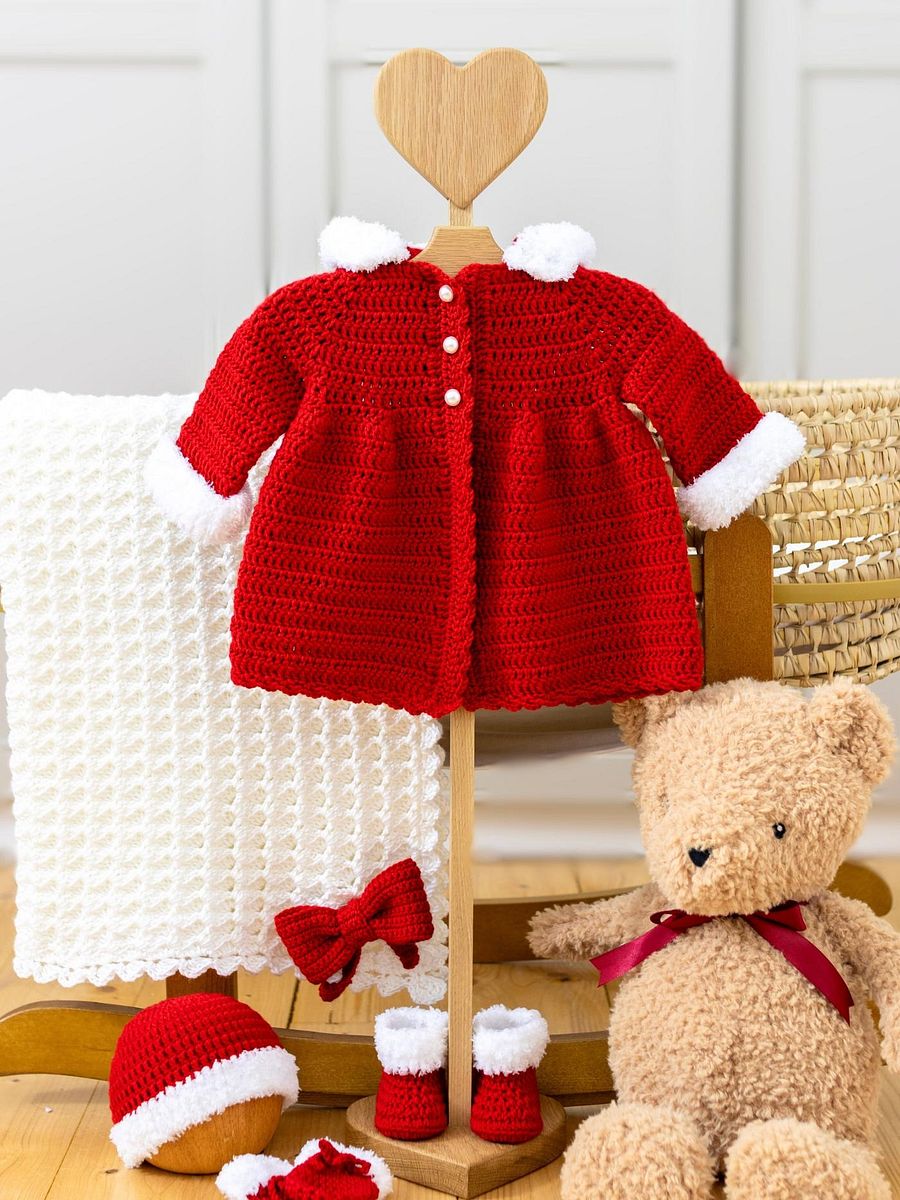 Crochet Pattern: Easy Baby Coat (with Hood) product image (8)