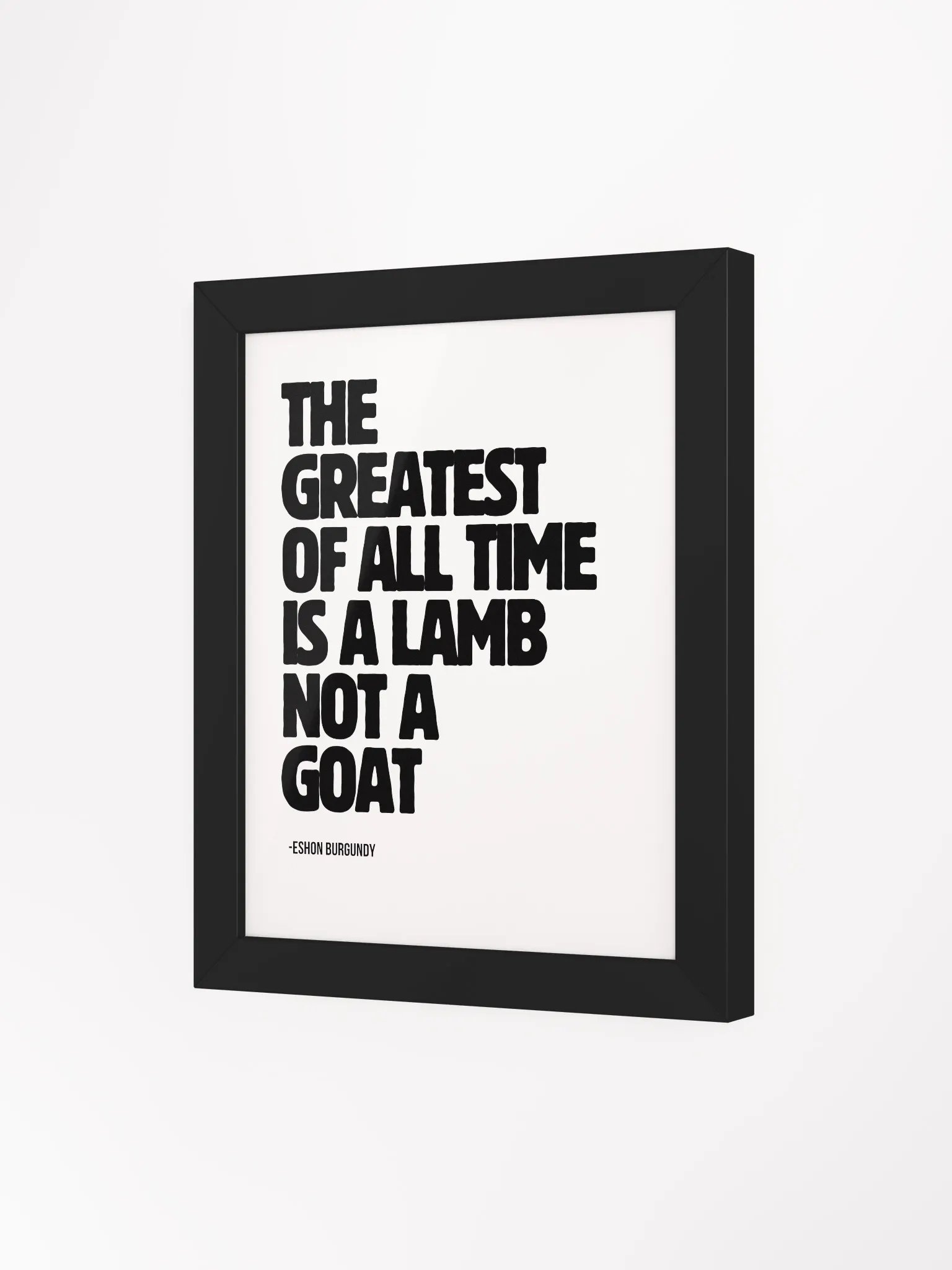 The Greatest Wood Framed Matte Poster product image (93)