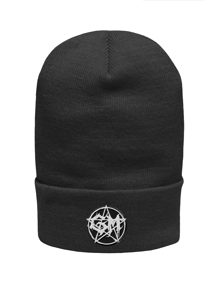 Ghouls Merch Pentagram Embroidered Beanie product image (1)