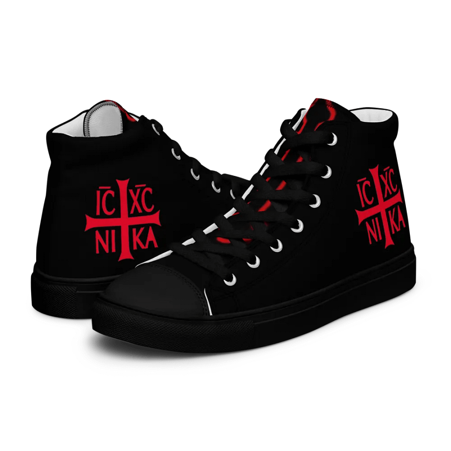 Jesus Christ Conquers Men's High Top product image (10)