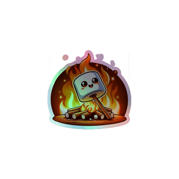 Toastie holo sticker product image (1)