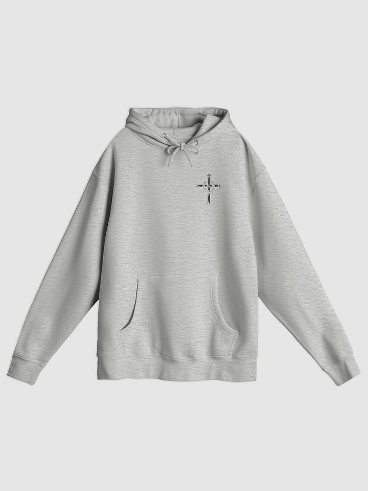 Cross with Crown of Thorns Hoodie - Light product image (1)