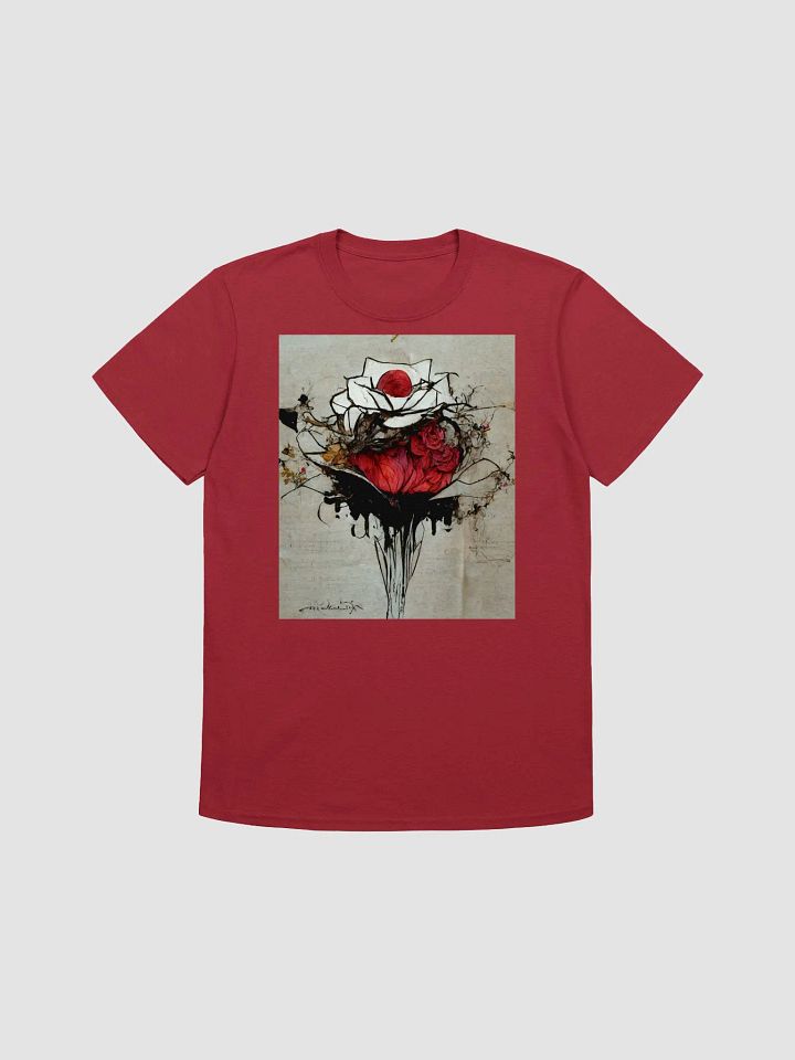 Dynamic Rose Abstract T-Shirt product image (1)