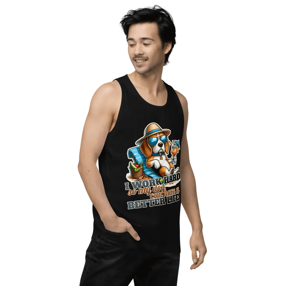 Work Hard - Beagle Beach - Tank Top product image (17)