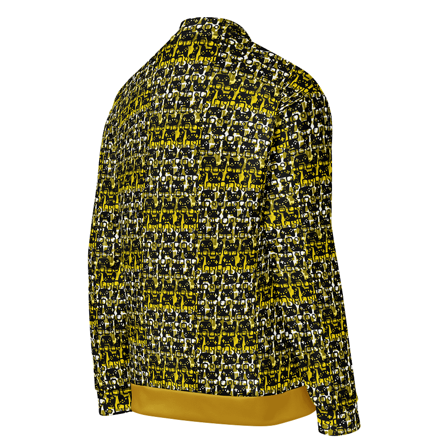 Story Lover Unisex Bomber Jacket (Gold and Black) product image (4)