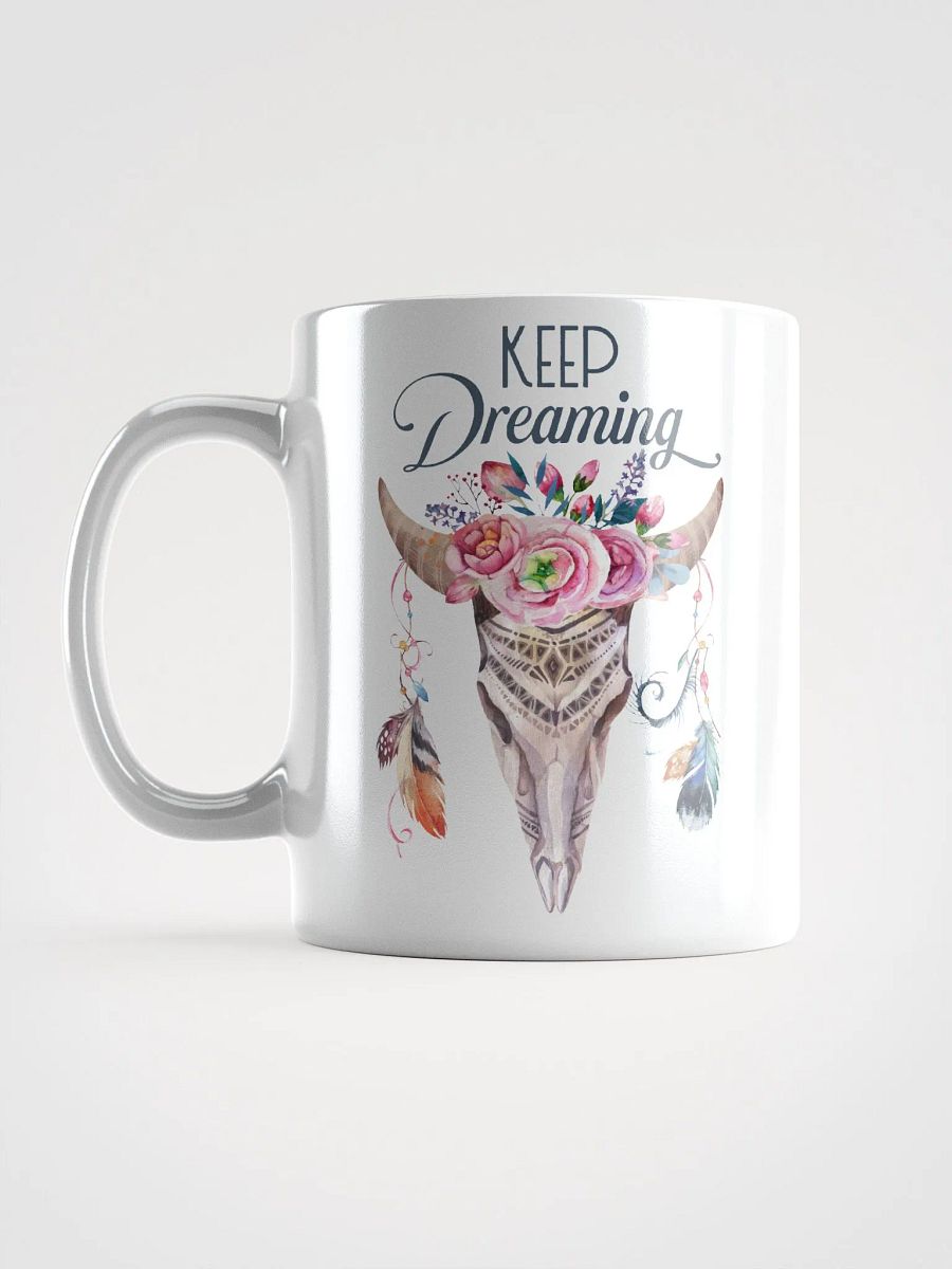 Floral Skull Keep Dreaming Mug product image (6)