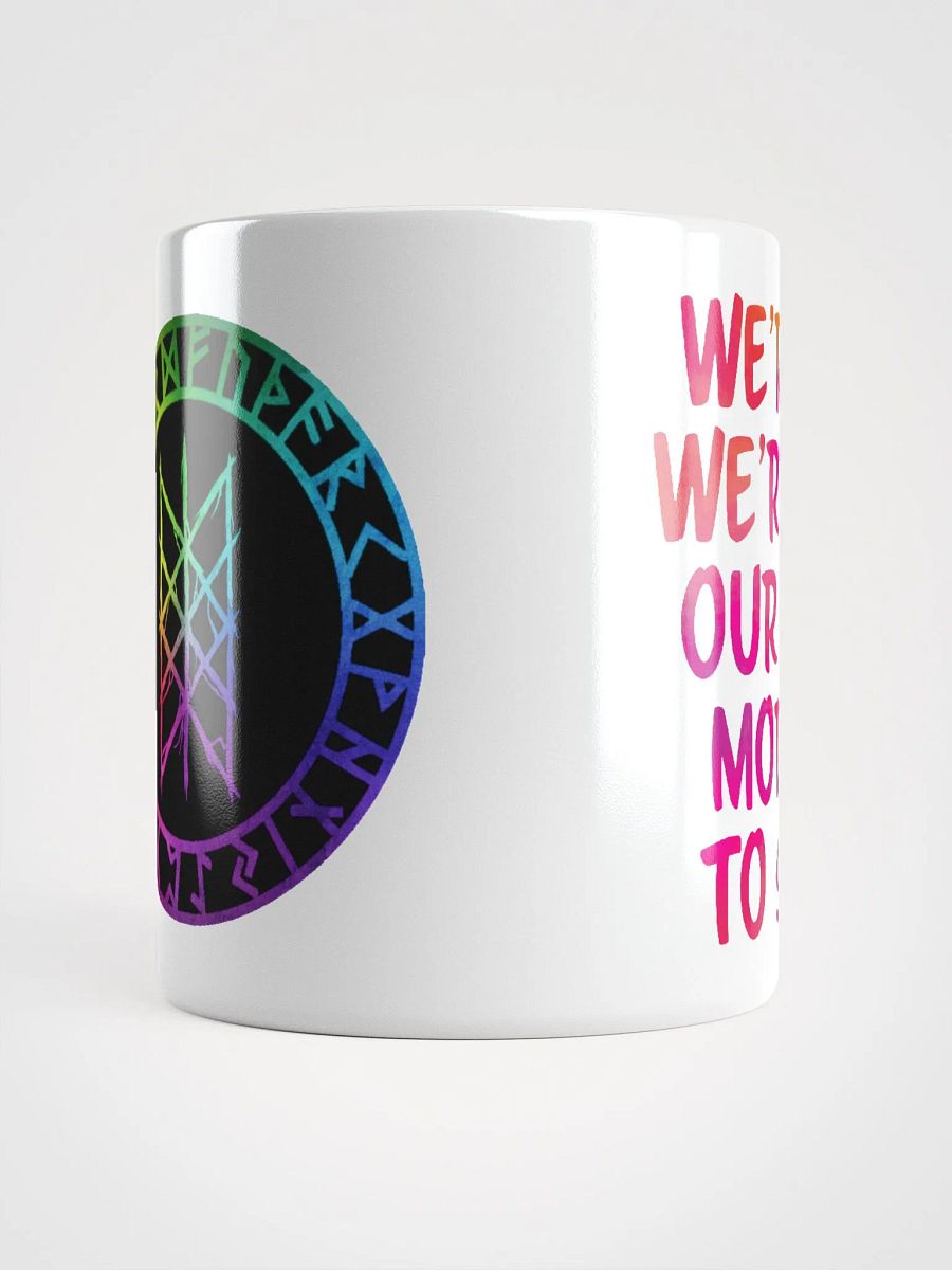 PRIDE Queer Battle Cry Glossy Mug product image (5)