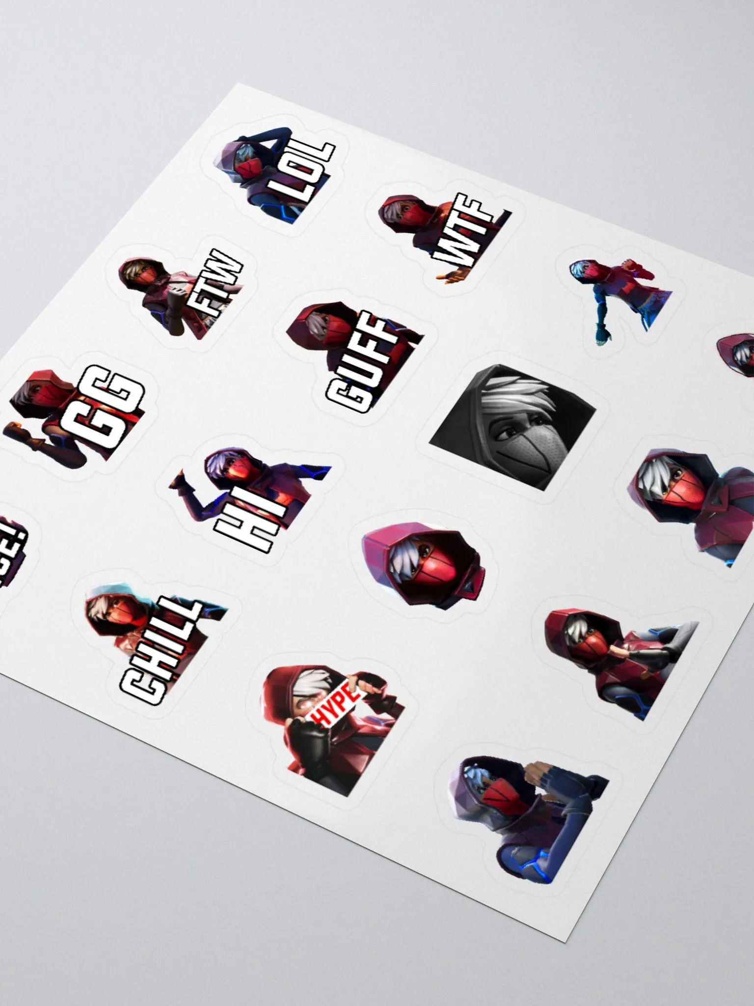 Electro Emote Sticker Set product image (4)