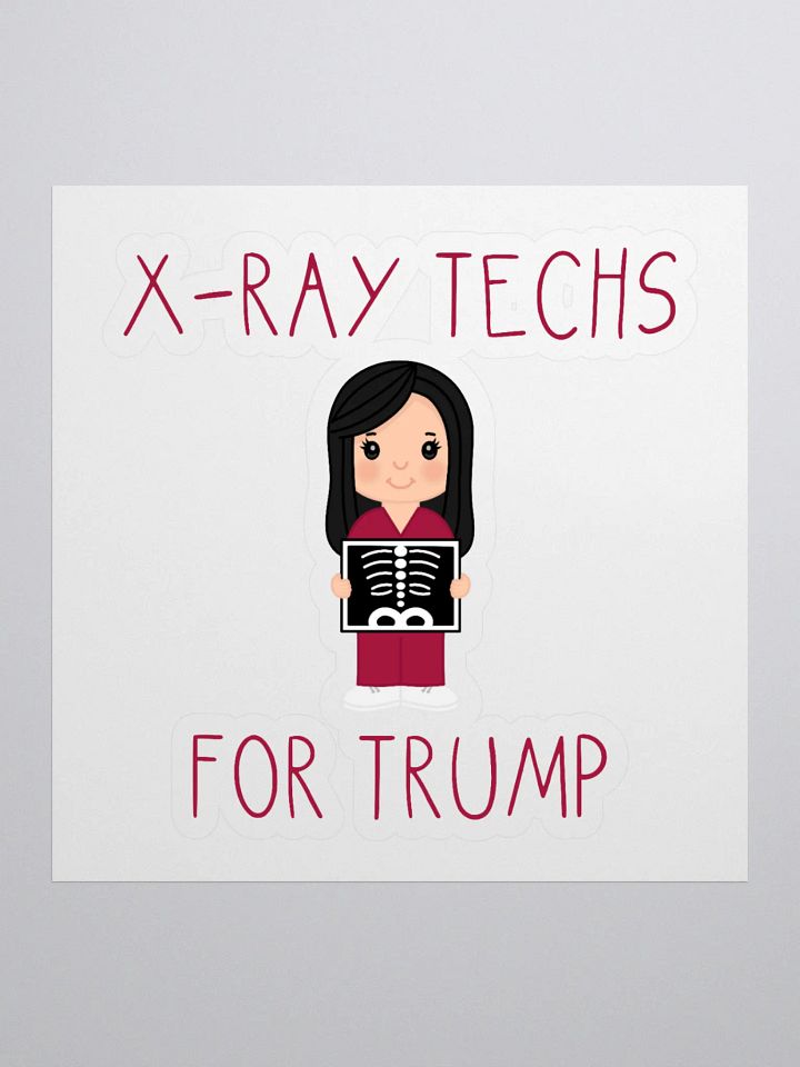 X-Ray Techs For Trump (F) Sticker product image (1)