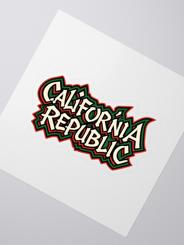 California Republic Graffiti Sticker product image (2)