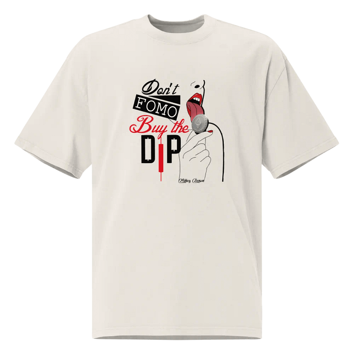 FOMO Coin Tongue Oversized Tee (Women) product image (1)