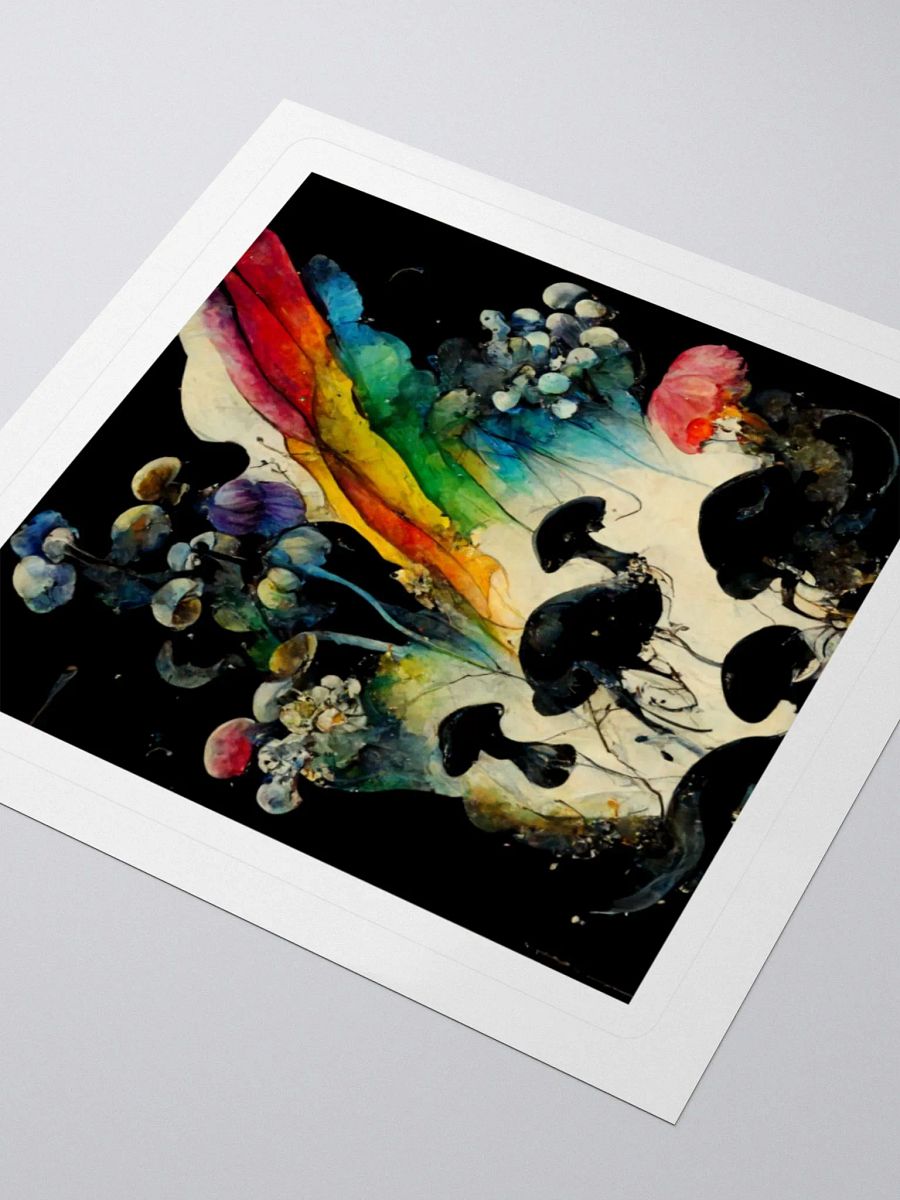 Rainbow Mushrooms Kiss Cut Stickers product image (8)