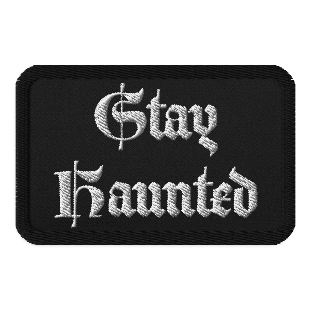 Stay Haunted Patch - Gothic product image (1)