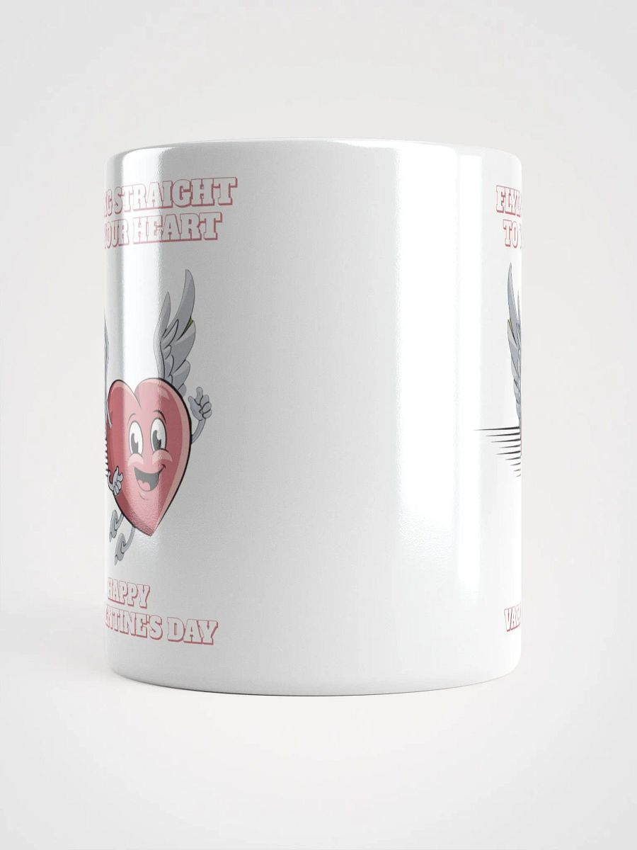 Flying Straight To Your Heart - Happy Valentine's Day White Mug product image (8)