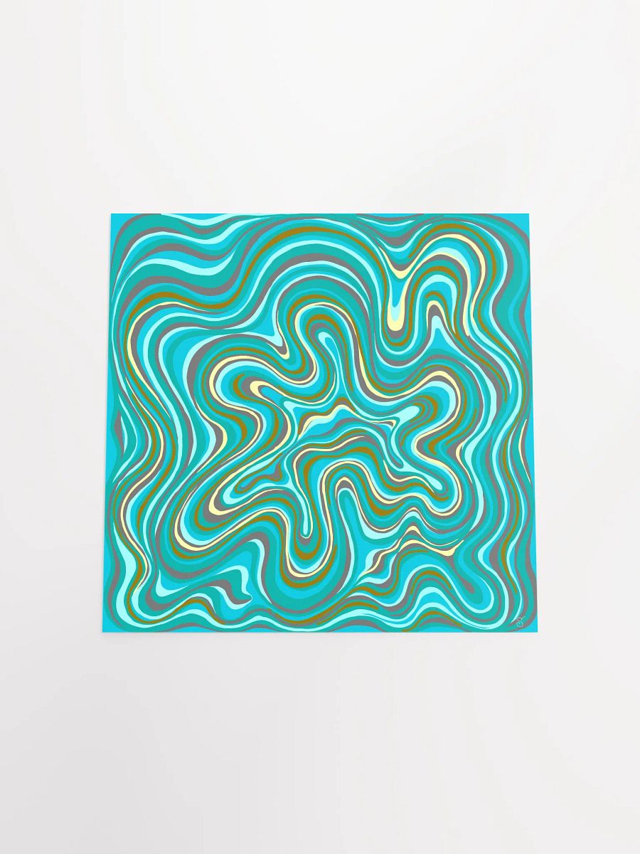 Flowing Waves Enhanced Matte Poster - Stone No. 2 product image (4)