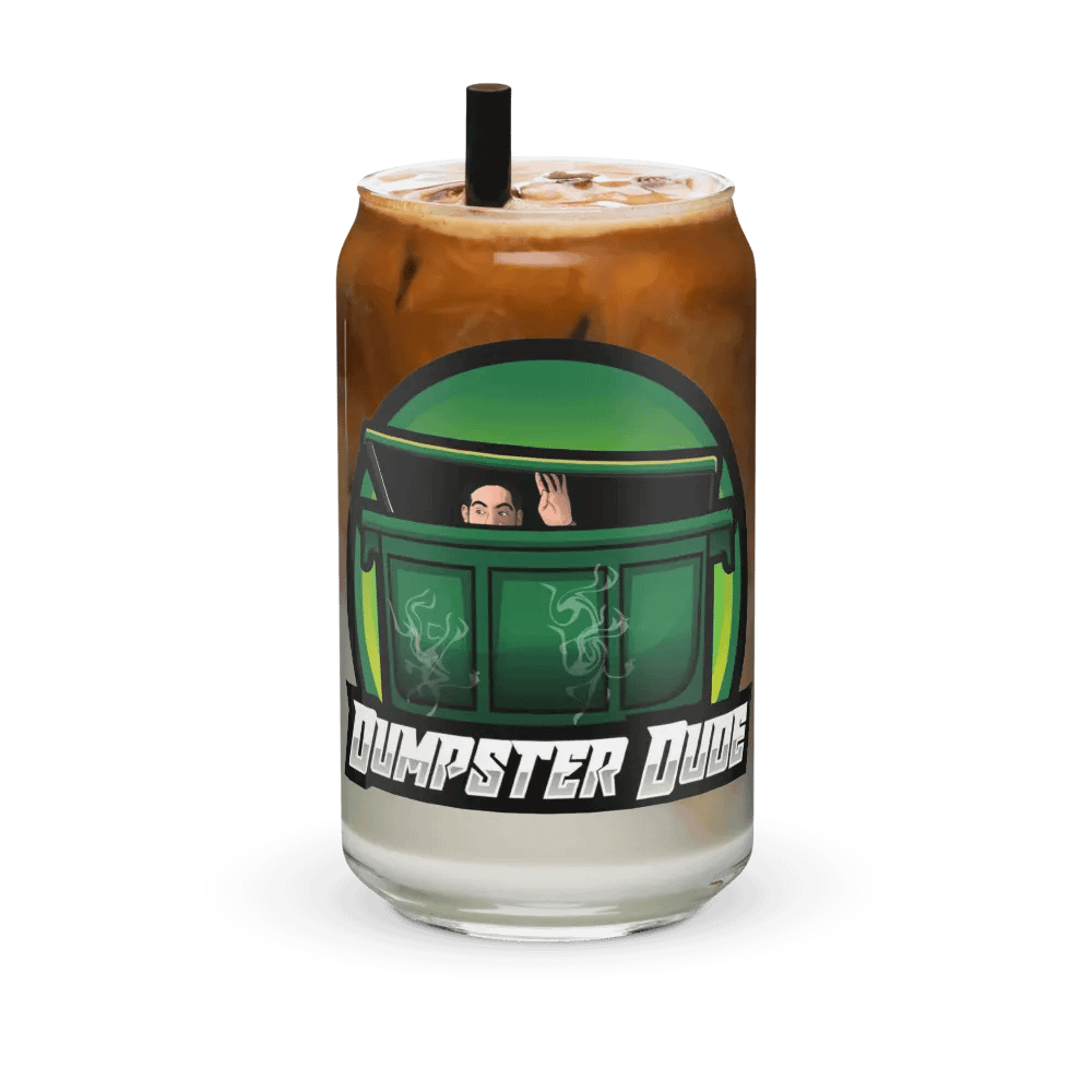 Dumpster Dude Can Glass product image (36)