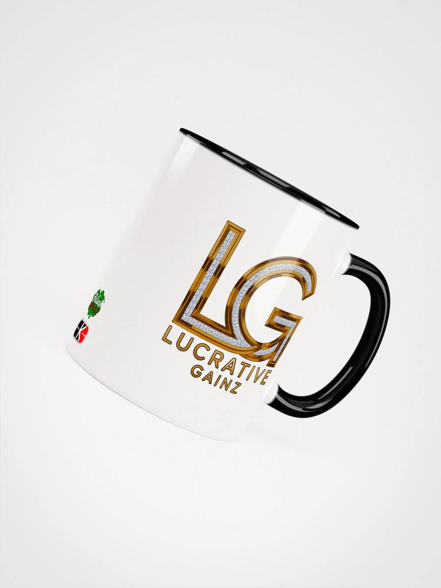 Lucrative Gainz White/Black Mug product image (7)