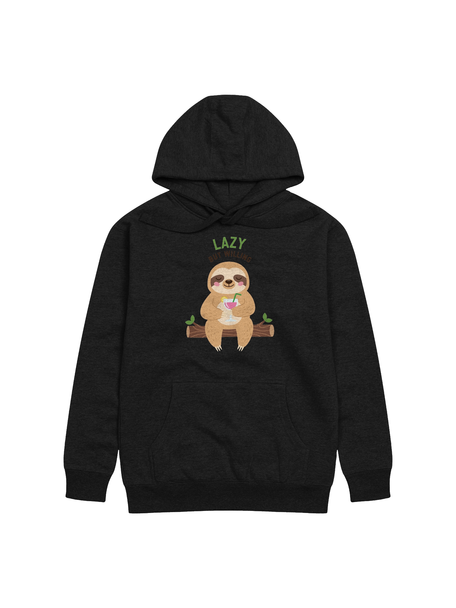Lazy But Willing Hoodie product image (1)
