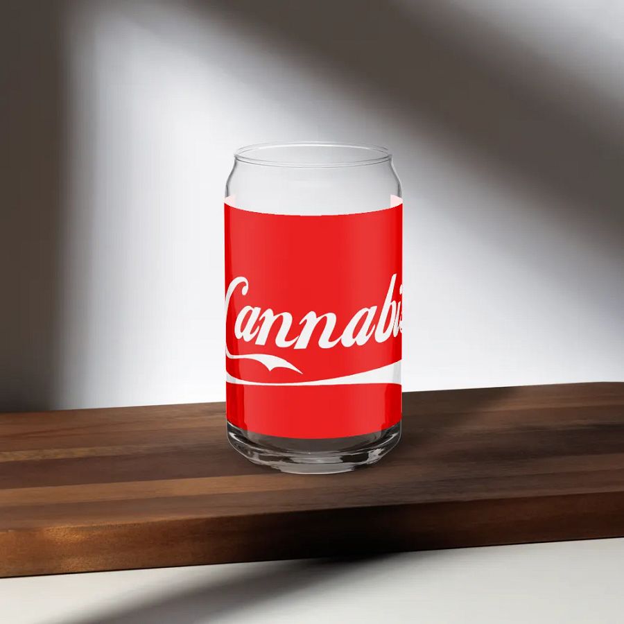 Cannabis Soda Glass product image (5)