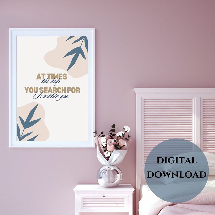 Help Within Printable Wall Art product image (1)