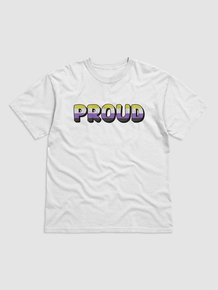 The 'PROUD non-binary' T-Shirt - White product image (1)