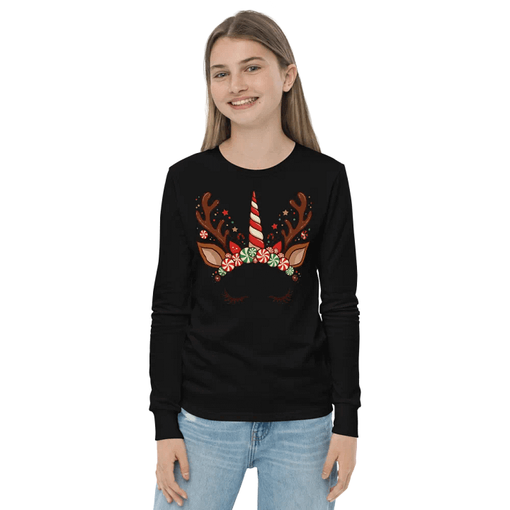 Candyland Antler Unicorn Black product image (2)