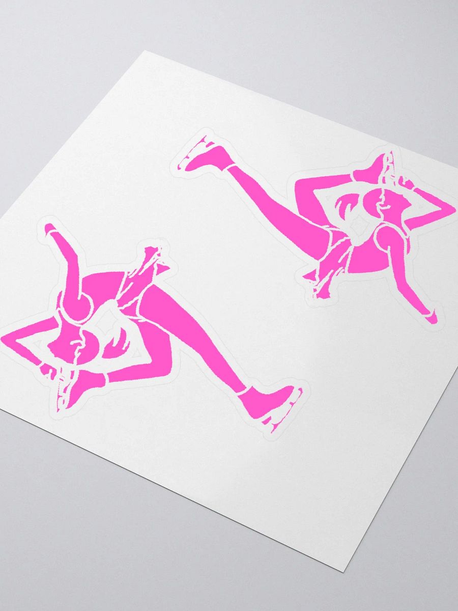 Ice Skater Sticker Set pink product image (9)