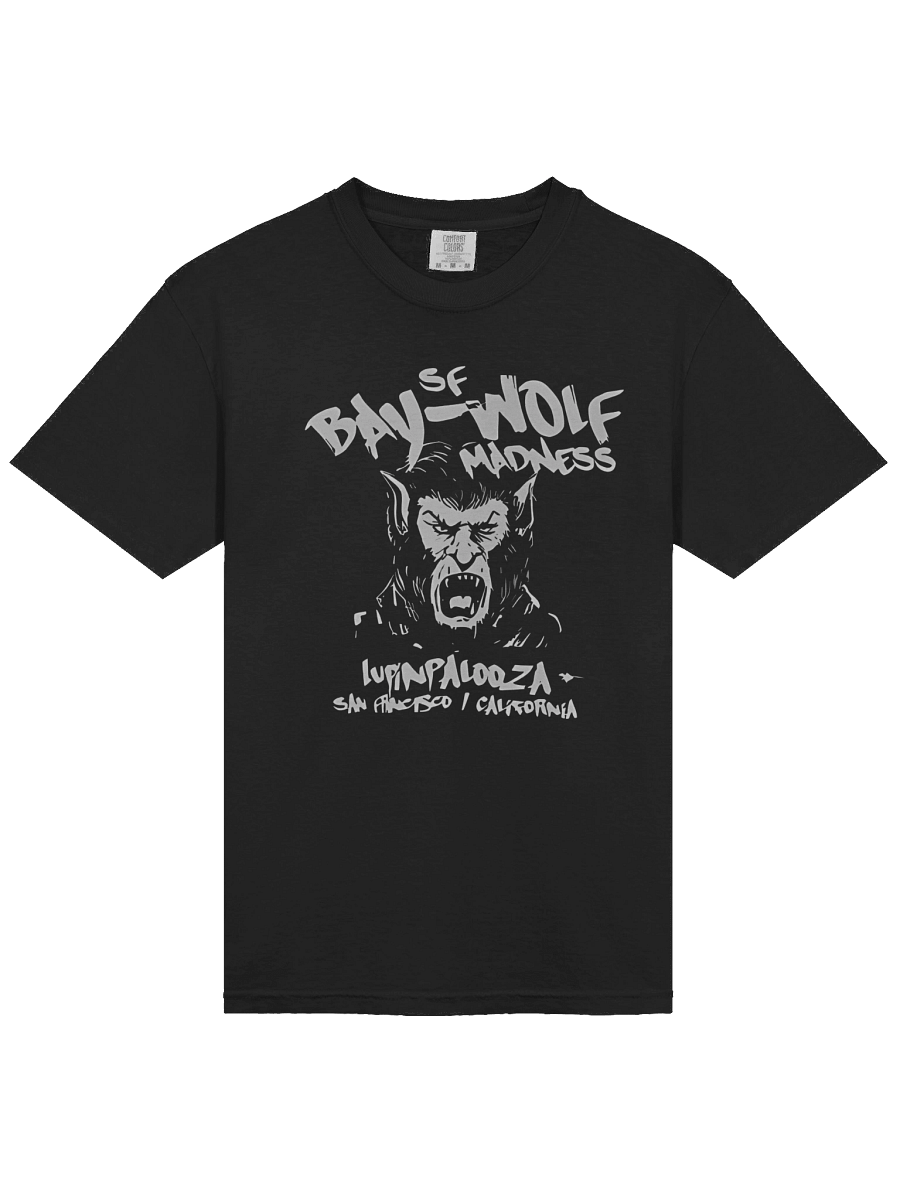 Bay Wolf Madness Lupin Palooza San Francisco California T-Shirt product image (2)